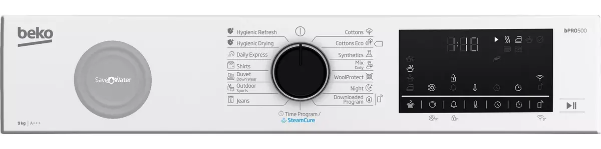 Tumble dryer BEKO B5T4924SWW 9 kg heat pump Photo 2