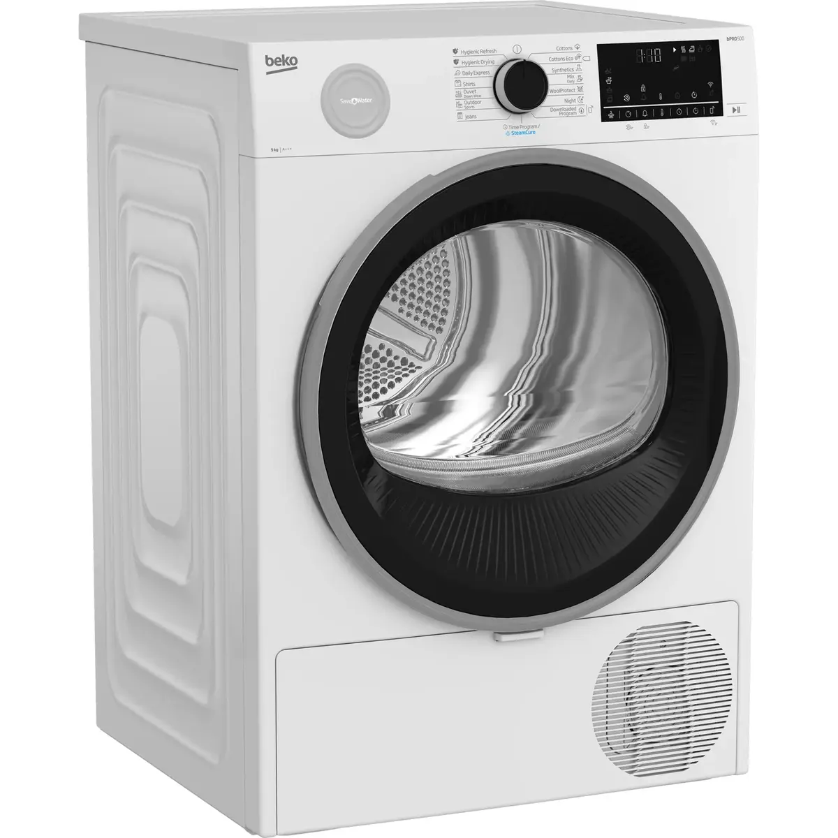 Tumble dryer BEKO B5T4924SWW 9 kg heat pump Photo 3