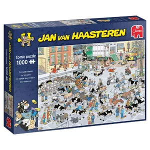 Jigsaw Puzzle Jan van Haasteren The Cattle Market 1000 pcs