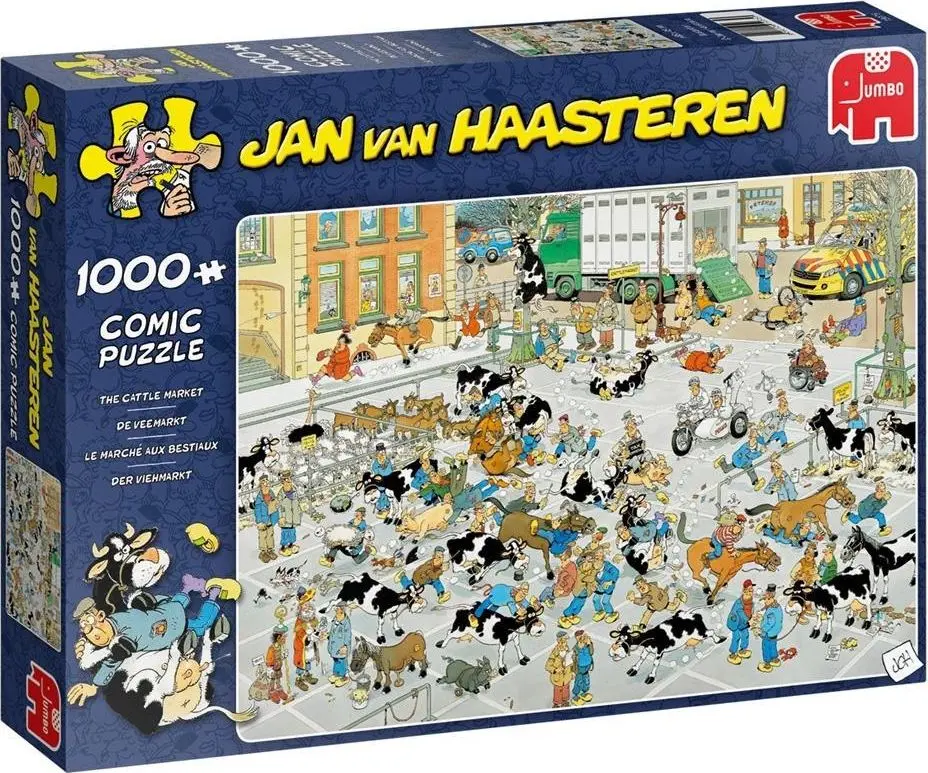 Jigsaw Puzzle Jan van Haasteren The Cattle Market Photo 7