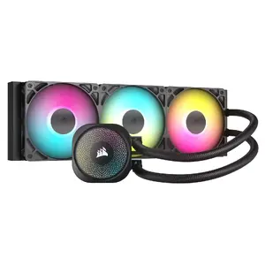 Air cooler CORSAIR NAUTILUS 360 RS ARGB — 3 fans, PWM, 1700 RPM, 94.87 CFM, Copper base, Aluminum radiator, Socket AM4