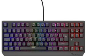 Mechanical Gaming Keyboard Genesis Thor 230 TKL DE Tenkeyless Wired USB QWERTZ RGB LED Black