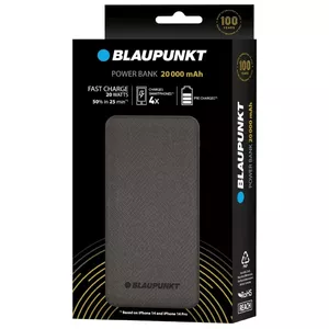 Power bank BLAUPUNKT BL-120PB/1VH, 20000 mAh, 20W jauda