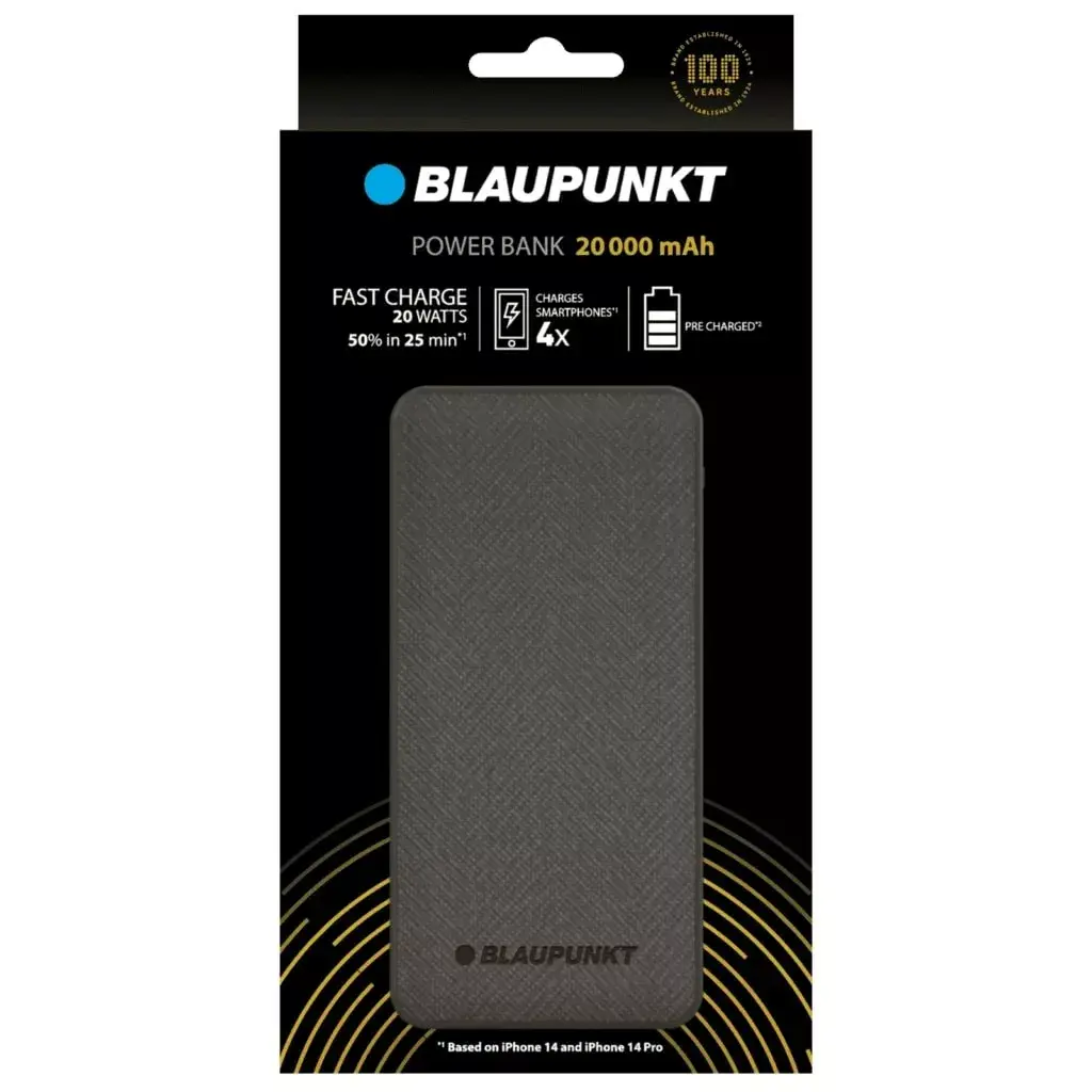 Пауэрбанк BLAUPUNKT BL-120PB/1VH 20000 мА·ч Photo 2