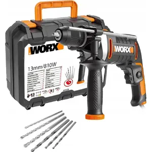 Udargriezis WORX WX328 810W 2 ātrumi 13mm bezatslēgas