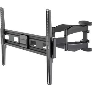 Full motion TV wall mount WENTRONIC Basic 71199 — black, adjustable swivel and tilt