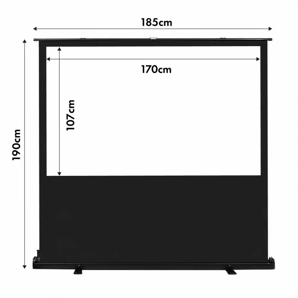 Projection screen MACLEAN MC-212 80" 16:10 Photo 4