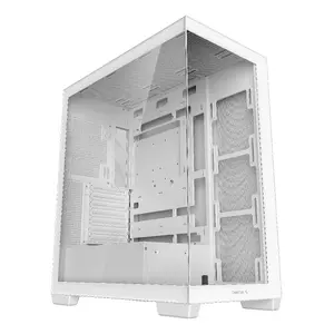 PC case DeepCool CG580 WH White — ATX/mATX/ITX, tempered glass, supports 120/140 mm fans, 3.5"×2, 2.5"×3, USB 3.2 Gen1
