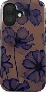 Aizsargvāks Burga iPhone 16 Velvet Night ar MagSafe saderību