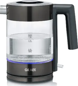 Elektriskā tējkanna Graef 1.7L 2200W melna