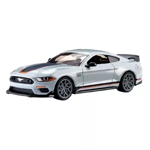 Металлическая модель MATTEL Hot Wheels PREMIUM 1:43 2021 Ford Mustang Mach 1, металл/пластик, серебристая, 14+