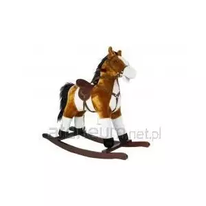 Šūpuļzirgs Lean Toys 74 cm gaiši brūns