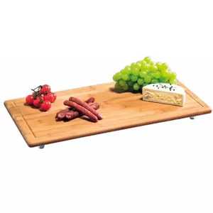 Cutting board KESPER 58591 rectangular bamboo 500×280×40 mm, set of 4