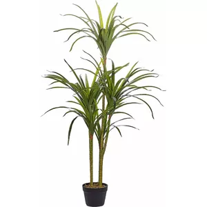Искусственное растение в горшке Beliani DRACAENA ANITA 147 см, декоративная драцена в цветочном контейнере