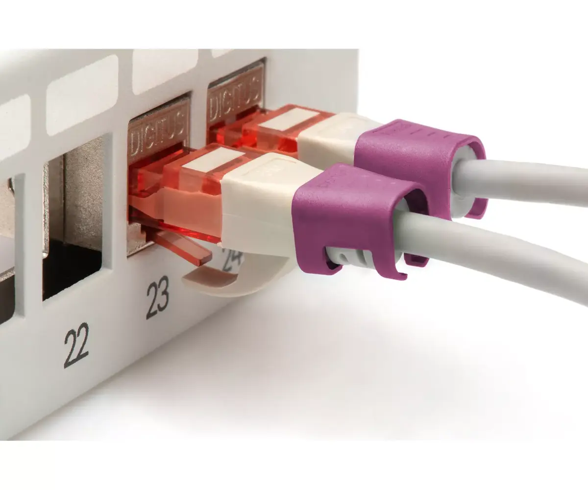 Krāsu kodēšanas klips Digitus Color clips for Patch cable Photo 2