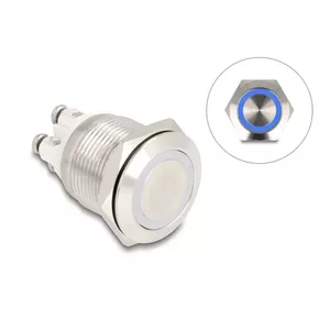 Push-button panel DeLOCK 20980 Silver 230V 3A