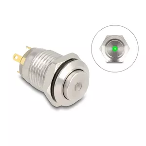 Push-button panel DeLOCK 20982 Silver 230V 3A