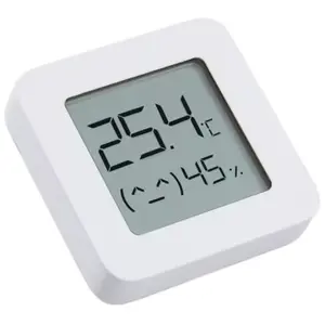 Xiaomi Mi Home Bluetooth Termometrs 2 Iekštelpu Balts Temperatūras Diapazons 0-60°C