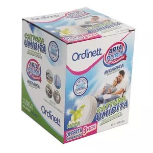 Moisture absorbent refill tablets ORDINETT 450 g (3 pcs) — apple scent
