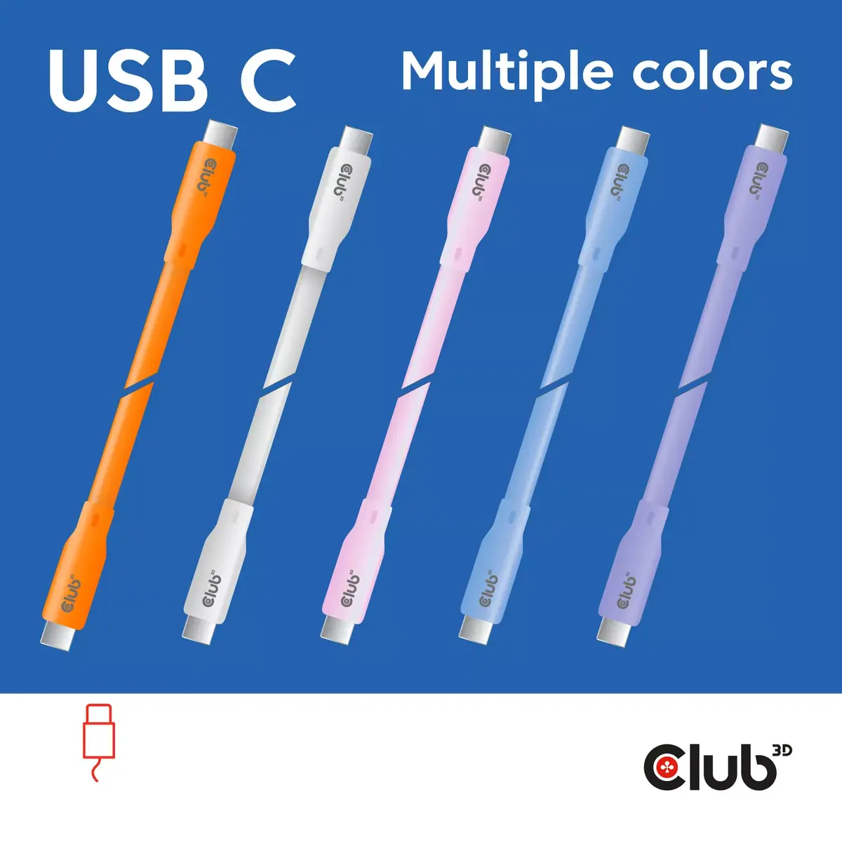 USB C kabelis CLUB3D CAC-3004 Photo 2