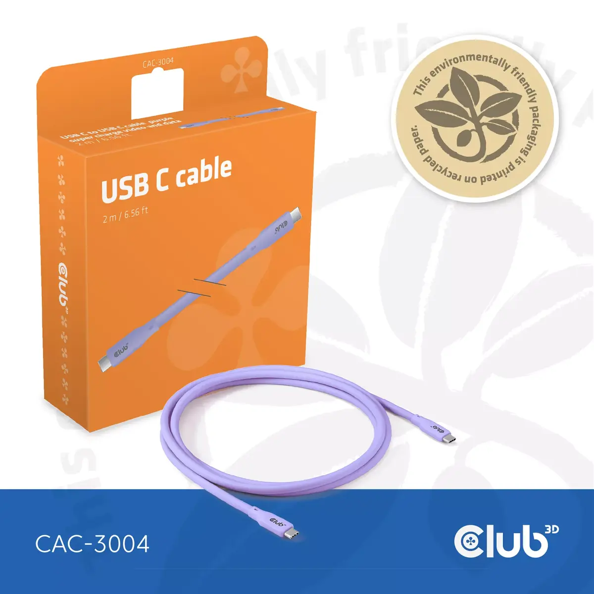 USB C kabelis CLUB3D CAC-3004 Photo 9