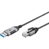 Goobay 74399 Kabeļa dzimuma mainītājs USB 3.0 Type A RJ45 Photo 3