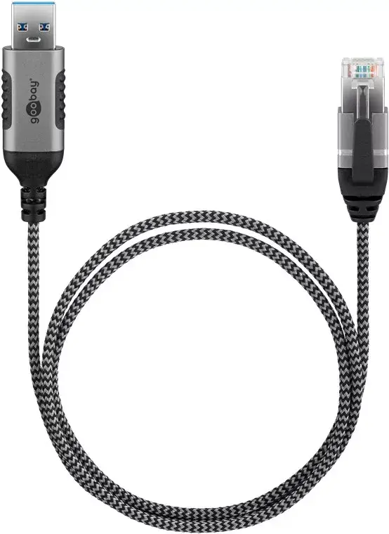 Goobay 74398 Kabeļa dzimuma mainītājs USB 3.0 Type A RJ45 Photo 4