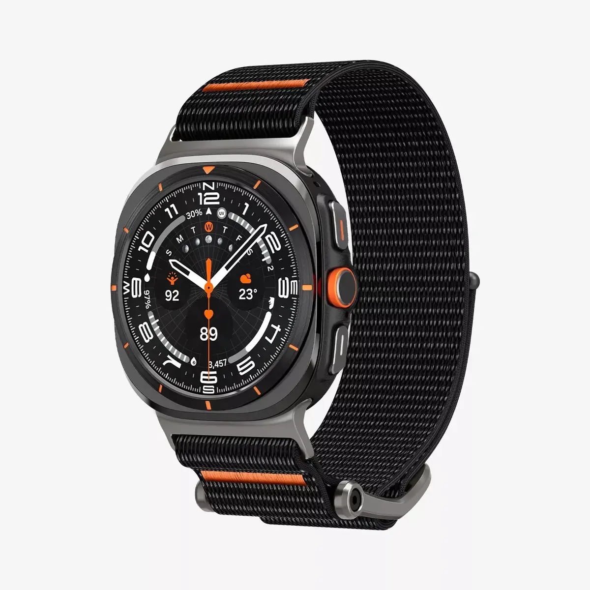Spigen Galaxy Watch Ultra siksna melna Photo 2