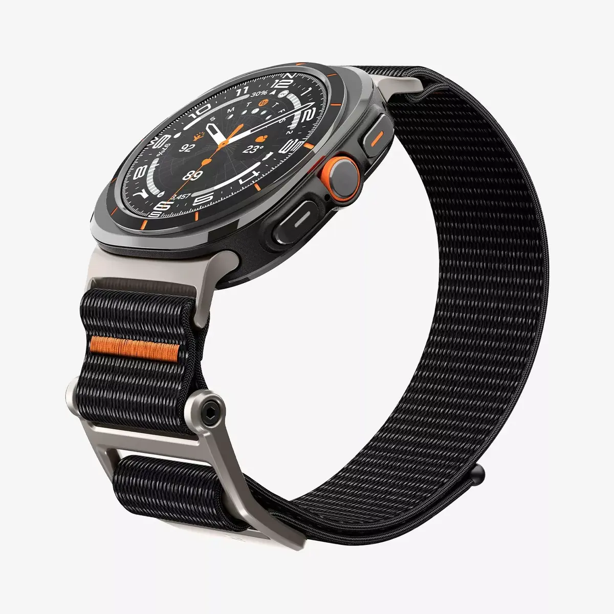Spigen Galaxy Watch Ultra siksna melna Photo 7