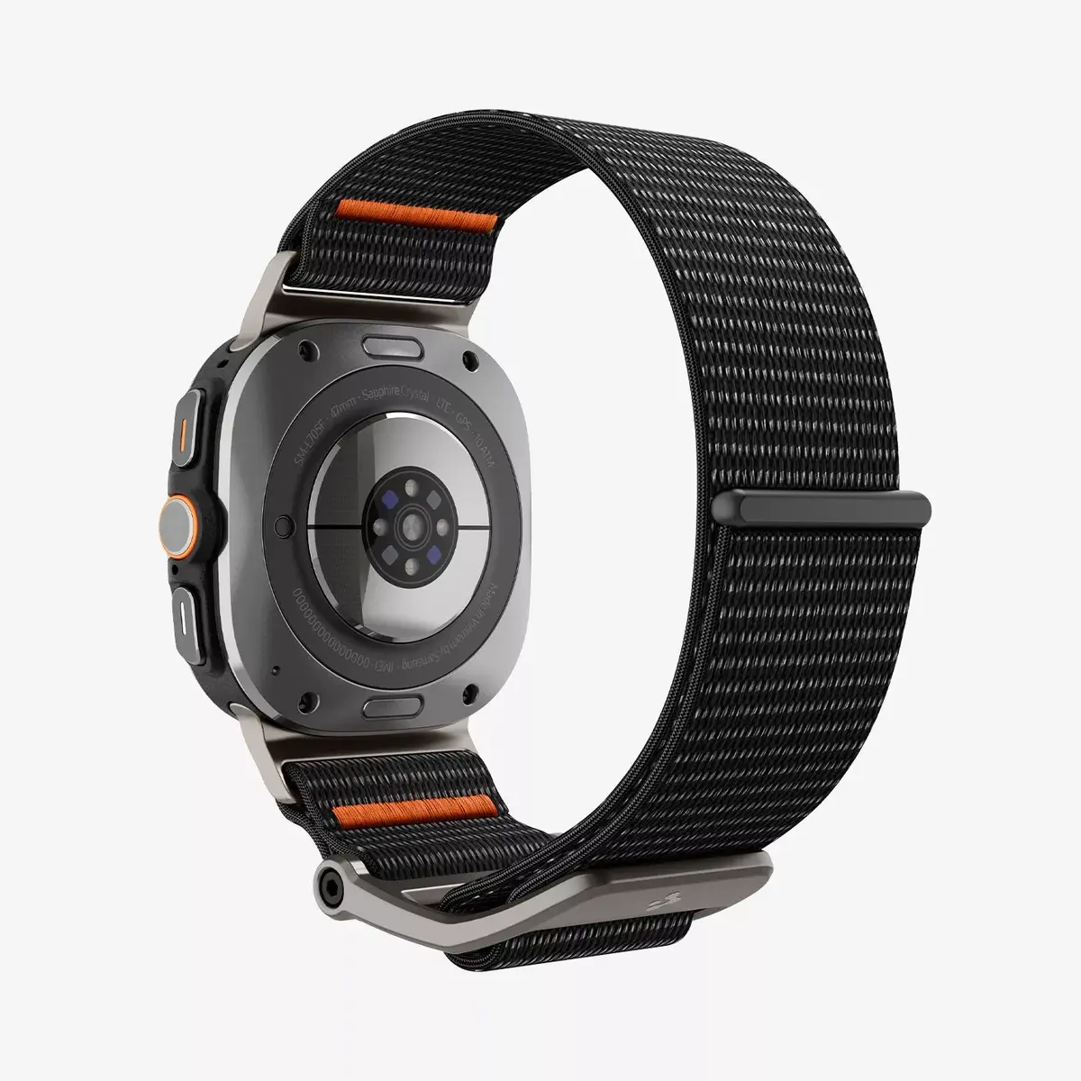 Spigen Galaxy Watch Ultra siksna melna Photo 8