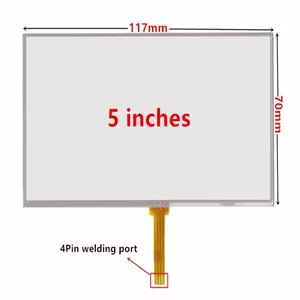 HQ Touch Screen PS-M-CH0043, 4-pin, 5-inch (active area approx. 117×70 mm)
