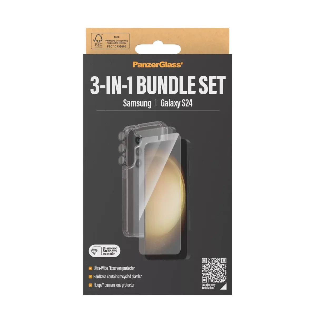 PanzerGlass 3-in-1 Pack Samsung Galaxy S24 Photo 6