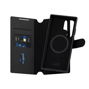 Phone cover PanzerGlass CARE Feature Case Tango Two-in-One Wallet, compatible with Samsung Galaxy S24 Ultra, transparent
