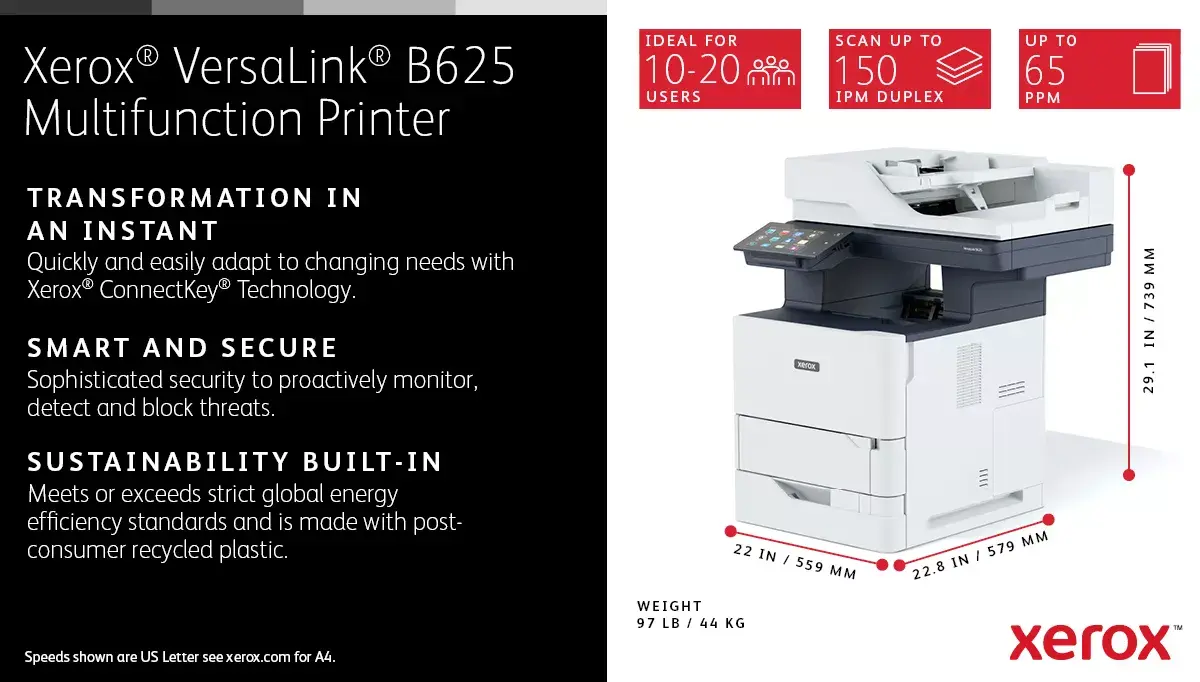 Multifunction Printer Xerox VersaLink B625V_DN Photo 6