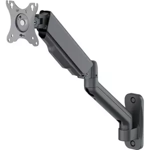 Monitor mount WENTRONIC Single Monitor Mount Goobay 70820, mechanical spring, black