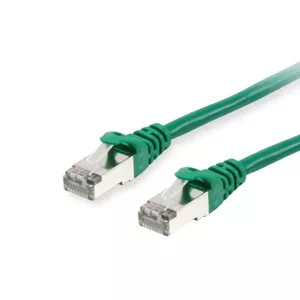 Patch Cable Equip Cat.6A S/FTP RJ-45 0.15m Green