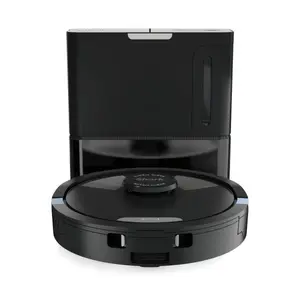 Shark Matrix Plus RV2620WAEU Robotic Vacuum Cleaner and Mop Bagless Black Silver with Automatic Base Station Charging and Purification 110 min Runtime