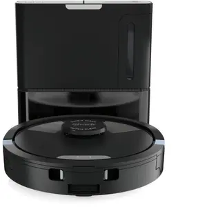 Робот-пылесос Shark Matrix Plus RV2620WAEU без мешка черный серебристый с функцией влажной уборки и базой самоочистки зарядки 110 минут работы