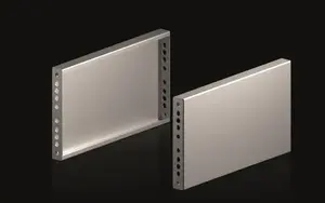 Socket Cover Rittal VX 8660081, stainless steel, height 200 mm, depth 500 mm