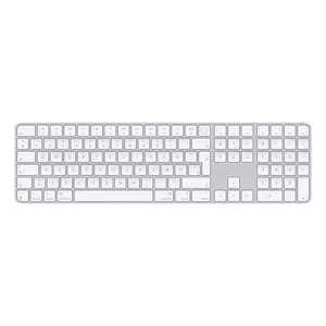 Apple Magic Keyboard Универсальная USB + Bluetooth QWERTY Датская Белая