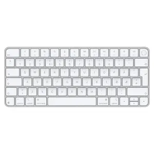 Apple Magic Keyboard with Touch ID and USB-C Norwegian QWERTY Mini Silver and White