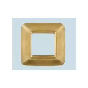 Double horizontal frame Gewiss ECO60 GW34872 Gold for two modules, horizontal mounting