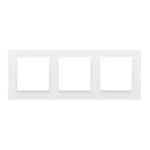 Outlet box accessory Kontakt-Simon CR3/11, white plastic, 1 pc, package 95×14 mm