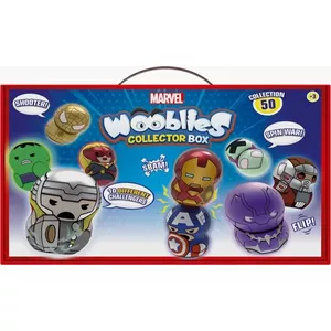 Collector's box of 4 Marvel Wooblies figures by TMTOYS WBM006 – boxed set of 4 collectible figurines