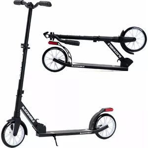 Kick scooter Blackwheels Zoom Black — 2 wheels, adjustable handlebar height