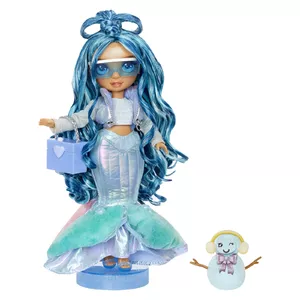 Modes lelle Rainbow High Winter Wonderland Doll Skyler Blue 280mm