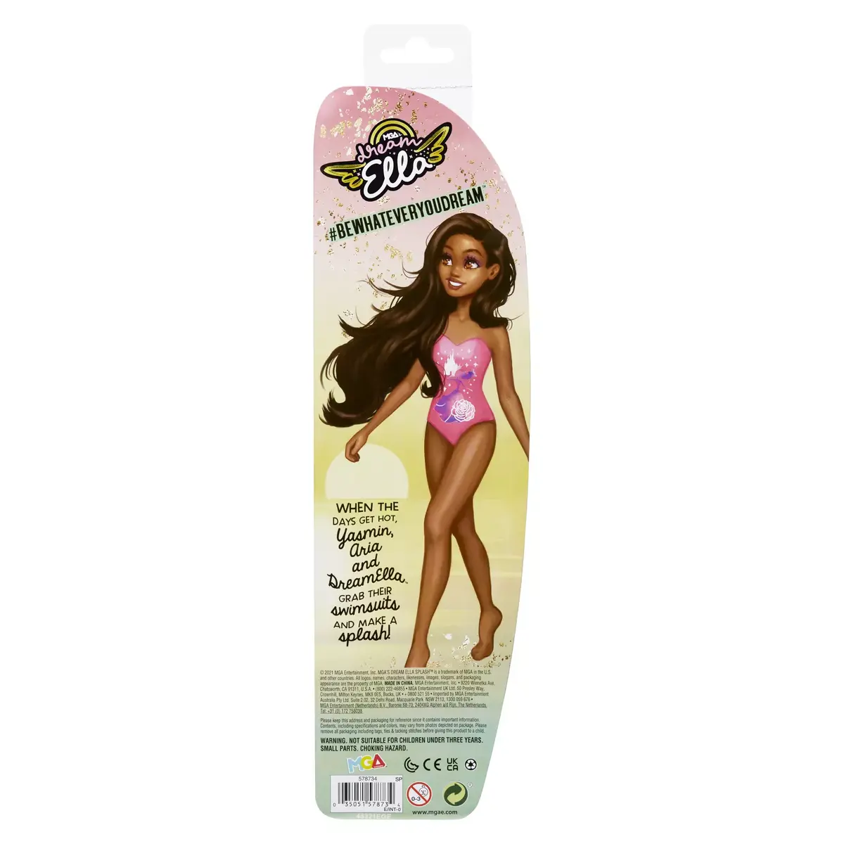 Modes lelle MGA Dream Ella Splash Doll Yasmin Pink Photo 7