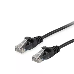 Patch Cable Equip Cat.6 RJ-45 U/UTP 0.15m Black