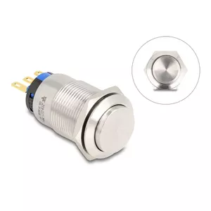 Push-button panel DeLOCK 20985 Silver 230V 3A