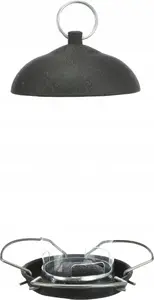 Trixie outdoor bird feeder, 560 ml capacity, Ø 10 cm, black